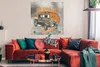 MuchoWow® Poster Mancave - Auto - Retro - Oldtimer 100x100 Produktbild-Vorschau 2