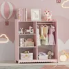 Armadio per bambini Vestnes con asta appendiabiti 90 x 80 x Anteprima dell’immagine prodotto 1