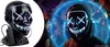 Maska na Halloween z oświetleniem LED Straszna maska na Podgląd zdjęcia produktu 6