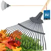 KOTARBAU® Laubrechen mit Stiel 44 cm Fächerbesen Metall Produktbild-Vorschau 1