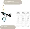 LOFT 280 cm 1-läufige Gardinenstange Schwarz 19 mm aus Produktbild-Vorschau 8