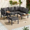 MODFU Gartenlounge-Set, Gartenmöbel  Sitzgruppe  , Produktbild-Vorschau 3