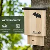 Fledermauskasten 3er Set Tannenholz Nistkasten 25x6x37,5 cm Produktbild-Vorschau 10