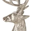 Kerzenleuchter Silvarno Silber Hirsch Design Aluminium Produktbild-Vorschau 2