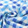 Fleckenresistente Tischtuchläufer Gedruckt Karo Blau 40x40 Produktbild-Vorschau 4