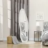 A bedroom scene with a full-length mirror, a bed, and a side table. Podgląd zdjęcia produktu