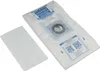 A white vacuum cleaner dust bag and a filter are shown on a white background. Anteprima dell’immagine prodotto