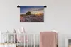 MuchoWow® Wandteppich Wandbehang Heide bei Sonnenuntergang Produktbild-Vorschau 2
