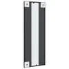 vidaXL Lustro ścienne czarne 30x80 cm prostokątne żelazne Podgląd zdjęcia produktu 5