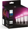 Philips Hue White & Col. Amb. E27 LED Lampen 4-er Pack weiß Produktbild-Vorschau 10