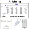 Lichterkette Außen Strom für Balkon LED Eisregen Outdoor Produktbild-Vorschau 3