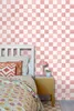 ESTAhome carta da parati scacchi rosa e bianco 50 x 900 cm Anteprima dell’immagine prodotto 2