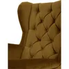 Gelb Ohrensessel aus Velours Falco 86 cm Sessel mit Produktbild-Vorschau 3