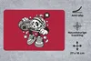 MuchoWow® Mauspad Mousepad Radio - Rot - Vintage 27x18 cm - Produktbild-Vorschau 2
