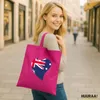 Huuraa Jutebeutel Australien Flagge Herz 10 Liter Fuchsia Produktbild-Vorschau 2