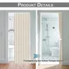 Wodoodporna zasłona drzwiowa 220 g/m², imitacja lnu, z Podgląd zdjęcia produktu 4