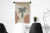 MuchoWow® Wandteppich Wandbehang Palme - Pastell - Sommer Produktbild-Vorschau 4