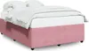 Bettgestell Rosa 140x200 cm Samt Produktbild-Vorschau 1