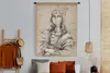 MuchoWow® Wandteppich Wandbehang Illustration der Mona Lisa Produktbild-Vorschau 5