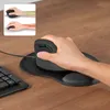 Tappetino mouse ergonomico nero Anteprima dell’immagine prodotto 2