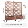 VEVOR 2x skrzynka na kwiaty z kratą 75 x 33 x 156 cm Podgląd zdjęcia produktu 7