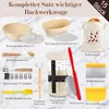 Kixiyou Sada na kynutí chleba s 2 koši na kynutí a sadou Náhled obrázku produktu 2