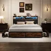 Opbergbed 180x200 cm, bed met opbergruimte, 4 lades, Productafbeelding-voorbeeld 4