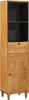 Badezimmerschrank Hellbraun 38 x 33 x 160 cm Holzwerkstoff Produktbild-Vorschau 1
