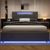 Postel okwish 140x200 cm s úložným prostorem a otevřenými Náhled obrázku produktu 9