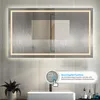 LED Badspiegel mit Beleuchtung Beschlagfrei 100x80cm Produktbild-Vorschau 3