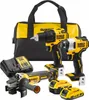 Set di macchine a batteria DEWALT 18 V XR con 3 batterie da Anteprima dell’immagine prodotto 2