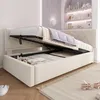 okwish Polsterbett  90x200,Schlafsofa mit hydraulischem Produktbild-Vorschau 1