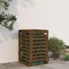 vidaXL Box na odpadky Honey Brown 84x90x128,5 cm Masívne Náhľad obrázku produktu 2