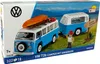 VW Bulli Van mit Wohnwagen – COBI Bausatz 322 Teile Produktbild-Vorschau 3