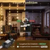 LED Lichtervorhang Sterne Weihnachtsbeleuchtung Warmweiß Produktbild-Vorschau 6