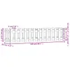 The Living Store Hochbeet Lattenzaun-Design 150x30x30 cm Produktbild-Vorschau 9