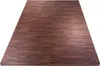 A flat lay of interlocking floor mats with a dark wood grain pattern. Náhľad obrázku produktu