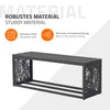 ML-Design Kaminholzregal Innen/Aussen mit Sitzbank, Metall Produktbild-Vorschau 8