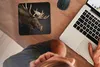 MuchoWow® Mauspad Mousepad Elch - Geweih - Porträt 20x20 cm Produktbild-Vorschau 3