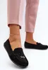 Damen Klassische Schwarze Wildleder Mokassins Ontala 37 Produktbild-Vorschau 6