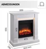 Elektrokamin BALDERIA Ladina - Standkamin - weiss Produktbild-Vorschau 6