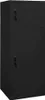 vidaXL Sattelschrank Schwarz 53x53x140 cm Stahl Produktbild-Vorschau 3