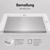 Arbeitsplatte aus Edelstahl 900x500x20mm Produktbild-Vorschau 4