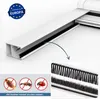 Fliegengitter Rollo Fenster 104x130cm dunkelbraun Produktbild-Vorschau 7