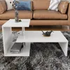 Skye Decor, Dilek- Dilek ELG, Weiß, Couchtische, 46x100x50 Produktbild-Vorschau 2