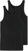 SCHIESSER 95/5 singlets (2-pack), O-hals, zwart Produktbild-Vorschau 1