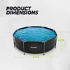 VirtuFit Rundpool Ø 244 x 76 cm mit Filterpumpe Produktbild-Vorschau 17