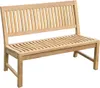 Gartenbank Picadelly 120 cm in Premium Teak ohne Armlehne Produktbild-Vorschau 4