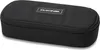 A black pencil case with a zipper and a logo on top. Anteprima dell’immagine prodotto