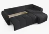 AX LIVING Canapé d'angle avec fonction sommeil Malatya L Voir les images du produit 4